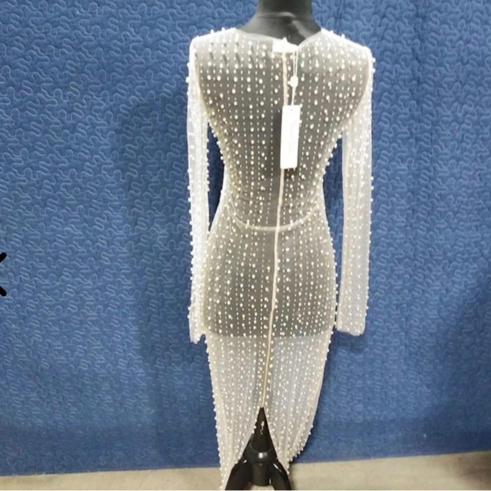 Beautiful beach bunny sequence cover dress